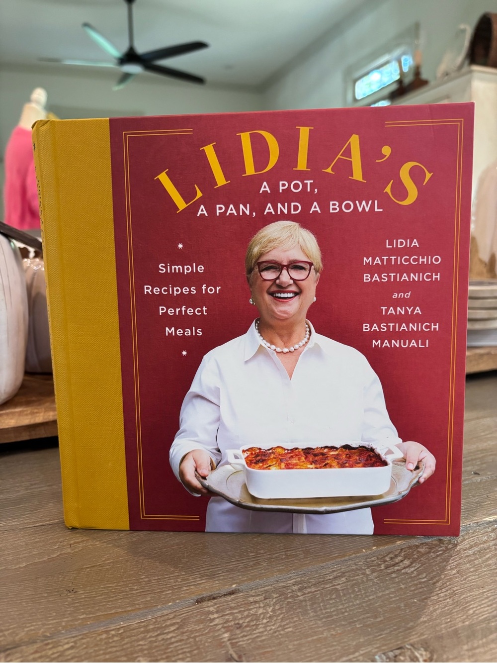 A Pot, A Pan, And A Bowl Cookbook - Red and Mustard
